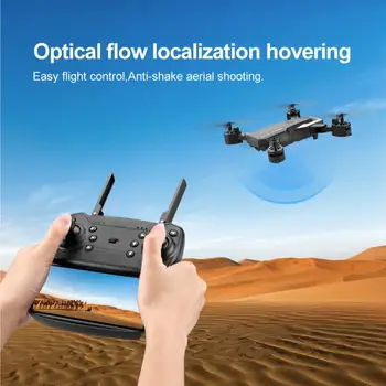 4K HD Camera Drone Aeriene 1080P Camera dubla Presiune a Aerului Altitudine de Întreținere în Alb Și Negru Drone RC Quadcopter Jucării Pliabil