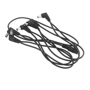 De Brand Nou 6 Moduri de Electrod Daisy Chain Fasciculului de Cablu de Sârmă de Cupru pentru Efecte de Chitara de Alimentare Splitter Adaptor 4868