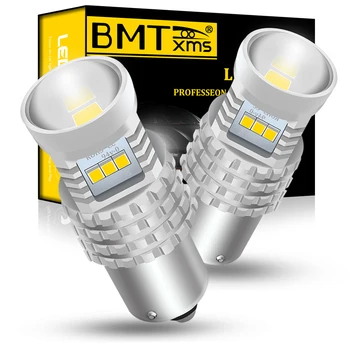 BMTxms 2 buc Canbus Fara Eroare P21W BA15S 1156 LED-uri Auto Reverse Lumină de Rezervă Pentru Toyota, Hyundai, Kia, Lexus, Mazda, Nissan, Alb Xenon