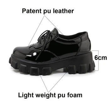 De mari dimensiuni femei pantofi 2020 Primăvară nouă, albă, groasă, cu talpi adidași pantofi negri de sex feminin trecut legat pantofi femei plus dimensiune 34-46