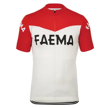 Bărbați Roșu, tricouri retro Alb/rosu ciclism jersey maneci scurte haine de ciclism Rutier Biciclete ciclism Purta haine