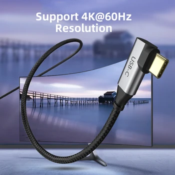 CABLETIME USB C Cablu HDMI de Tip C pentru HDMI, Thunderbolt 3 4K 60Hz pentru Huawei MacBook Samsung Galaxy S8+ Calculator Laptop C030
