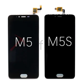 Pentru Meizu m5-urile sunt Display LCD Touch Screen Digitizer M611Y M611H Pentru MEIZU M5 mini LCD Cu Rama M612Q M612M Ecran Înlocuire 10091