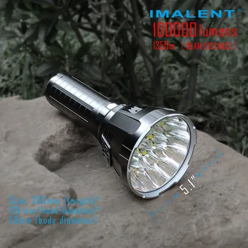 IMALENT MS18 Lanterna LED CREE XHP70 100000 LM Lanterna Reincarcabila cu Acumulator + Display OLED de Încărcare Inteligent