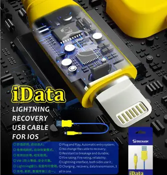 MECANIC iData Fulger DFU Recuperare de Încărcare de Transmitere a Datelor prin Cablu USB Pentru IOS iPhone iPad iPod