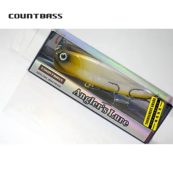 1 buc Countbass Momeli de Pescuit Ultra-Lung Împușcat Scufundarea Lentă Creion 90mm 18g, în formă de S, Superficial Stick Runner Momeală Pentru apă Sărată