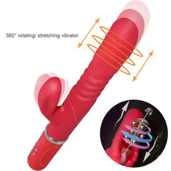 TOTUL 36 Viteza Multispeed Impingandu-Rabbit Vibrator Vibrator punctul G Masaj sex Feminin Impermeabil Adult Sex mașină de Jucarii pentru femeie 18