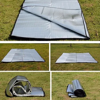 Față-Verso Pliabil rezistent la apa Folie de Aluminiu Mat Portabil de Călătorie în aer liber Saltea Plaja Saltea de Dormit pentru Camping, Drumeții NOI
