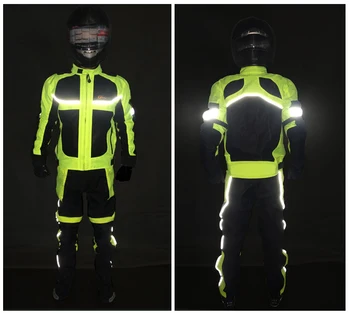 Echitatie Trib Motocicleta Reflectorizante Costum de Iarnă Caldă de Siguranță de Înaltă Vizibilitate Sacou Pantaloni, Îmbrăcăminte de Protecție cu Patru Sezon JK-21
