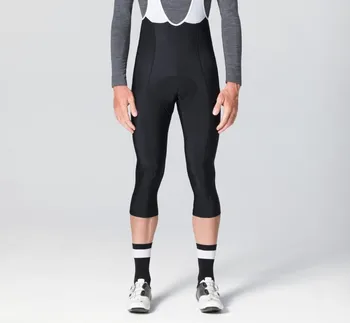 Noi 3/4 negru complet Aproape fit sport, Salopete, pantaloni Cu densitate Mare Pad material de Înaltă calitate flatlock pantaloni ciclism