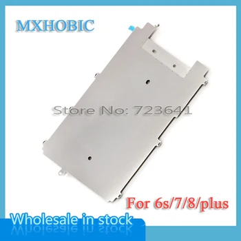 10buc/lot LCD Deține Metal Placa din Spate Backplate Shield Pentru iPhone 6S 7 8 Plus X XS Max XR Disipare a Căldurii Autocolant Adeziv
