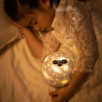 Cer înstelat, Lumina de Noapte Proiector Cu Cablu USB Cerul Înstelat Roti Lampă cu LED-uri Colorate Intermitent Stele Lmap Copii Cadouri pentru Copii Dropship