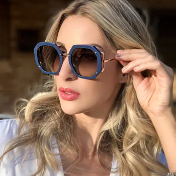Cercul rotund ochelari de Soare pentru Femei de Vară 2020 Noua Moda de Lux de Brand Nuante Pentru Femei Ochelari de Soare UV400 Zonnebril Ochelari de Oculos