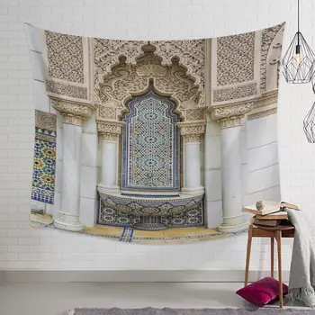 Poliester Tapiserie de pe Perete Marocan arhitectura design Decor de Perete pentru Camera de zi Dormitor Dormitor
