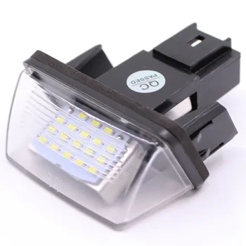LED Numărul de Înmatriculare Lampă de Lumină Pentru Citroen C3 C4 C5 Saxo Berlingo Xsara Picasso