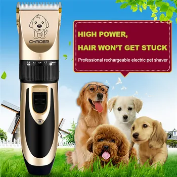 Baterie reîncărcabilă cu zgomot Redus, Pisică, Câine de Tuns Electrice Pet Hair Clipper Remover Tăietor de Ingrijire pentru animalele de Companie Tunsoare Mașină de Dropshipping