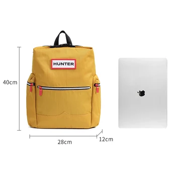 Unissex mochilas originais rezistenta à água náilon 14 rucsac laptop portátil mochila com clipe de astfel-quedas grande casual