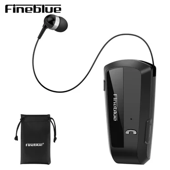 Fineblue F990 de afaceri fără Fir Bluetooth Headset Sport Driver Cască Telescopic Clip pe stereo căști Vibrații Cu sac