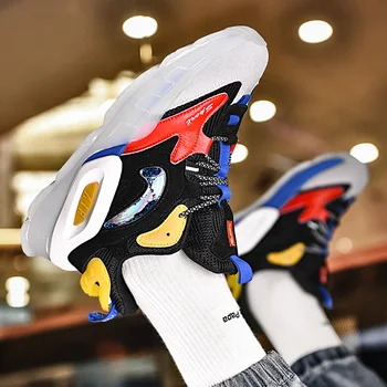 Nouă bărbați low-top sport casual pantofi pentru bărbați confortabil si respirabil funcționare în aer liber pantofi adidași ochiurilor de plasă Zapatillas de deporte
