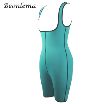 Beonlema Neopren Body Shaper Sudoare Slăbire Talie Antrenor Bodysuit Saună Shapewear Plus Dimensiune Sport Full Brâu S-5XL