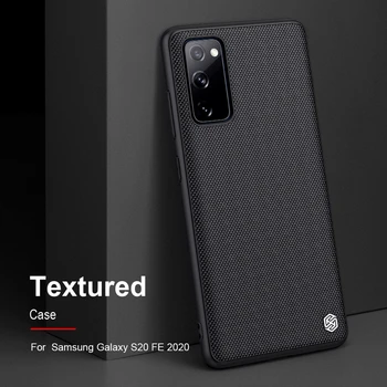 Pentru Samsung Galaxy S20 FE 5G caz NILLKIN Texturate din Nailon Fibre Caz Durabil Non-alunecare Capacul din Spate Pentru Samsung S20 Fan Edition