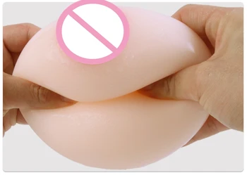 8.2 cm Silicon Artificial Sani Cu Gaura de sex Masculin Masturbari Sani Mimi Mingea Adult Produse Jucarii Sexuale Simulate sân pentru Om