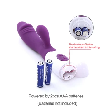 AV G Spot Vibrator Rabbit Vibrator pentru Femei Dual Vibration Silicon de sex Feminin Vaginale Stimula Clitorisul Masaj Masturbator Jucărie Sexuală