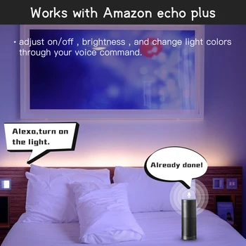 GLEDOPTO ZIGBEE zll link-ul de lumina RGBWW/CW benzi cu led-uri controler inteligent app de lucru-U cu Amazon Echo Plus și ZIGBEE 3.0