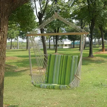 Relaxare Agățat Hamacul Scaun Pentru Camping Grădină Interioară Adulți Copii Interioară Îngroșat În Aer Liber Panza Stea A Scaunului Hamac Scaun