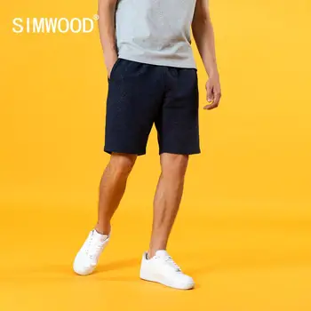 SIMWOOD de Vară 2020 Nou Cordon pantaloni Scurți Bărbați Jogger Trening Plus Dimensiune Casual Genunchi Lungime pantaloni Scurți Pantaloni SJ200942