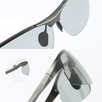 Bărbați Zi Noapte Fotocromatică Polarizat ochelari de Soare Pentru Conducătorii auto de sex Masculin de Conducere de Siguranță Anti Orbire UV400 Lux Cameleon Ochelari de Soare 10426