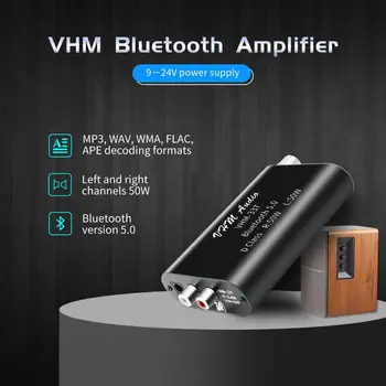 VHM337 TPA3116 50WX2 Mini Bluetooth 5.0 VHM338 Wireless Putere Audio Amplificator Digital de Bord Stereo Amp DC 9V-24V