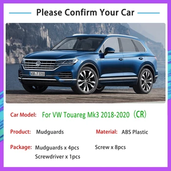 Apărătoare de noroi Aripa Aripa pentru VW Volkswagen Touareg MK3 CR 2018 2019 2020 Splash apărătorile de Noroi Clapete Exterioare Accesorii Auto de Mărfuri 10497