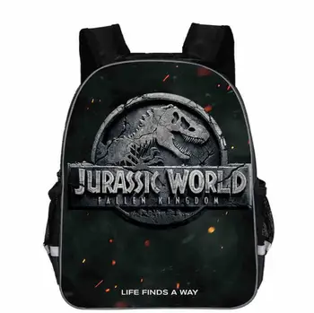11-16inch Populare Animale de Imprimare Dinozaur Rucsac Pentru Copii Lumea Jurassic Căzut Regatul Pungi Pentru Fete, Băieți, Copii, Scoala