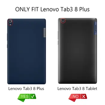 Tab3 8 Plus Tableta Caz Suport Acoperire Caz pentru Lenovo TAB3 Tab 3 De 8 Plus 8703 8703x TB-8703F TB3-8703 TB3-8703 Tableta Caz