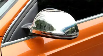 ABS Cromat Mașină Usi Laterale Oglinda retrovizoare Capac de Acoperire Decorative Tapiterie Audi Q3 2012-2017