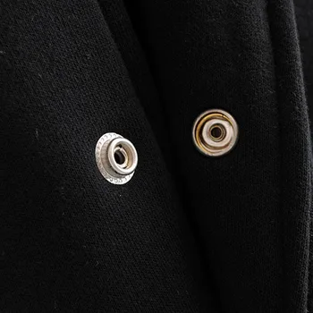 WT198 Toamna de moda de bloc de culoare alb-negru de baseball de culoare jacheta femei casual singur pieptul jachete sacouri