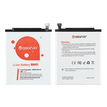 Original BN41 Baterie Pentru Xiaomi Redmi Hongmi Nota 4 / Nota 4X MTK Helio X20 de Mare Capacitate Înlocuire Baterie de 5000mAh + instrumente