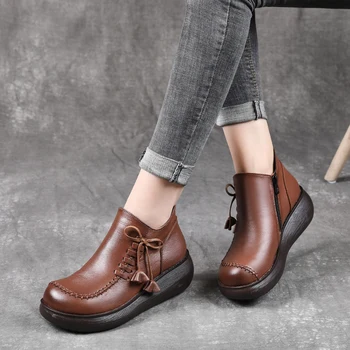 BEYARNE Femei Pantofi 2020 Nou din Piele Femei Pantofi Casual Respirabil Moda Impermeabil Platforma Pantofi Femei Adidas