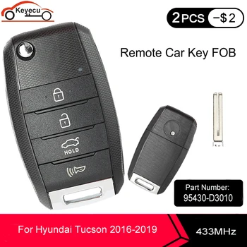 KEYECU pentru Hyundai Tucson 2016 2017 2018 2019 Modernizate Telecomanda Auto breloc FCC ID: TQ8-RKE-4F25 P/N: 95430-D3010 433MHz ID46 Chip