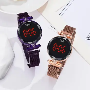 Brand de lux Magnet Ceasuri Pentru Femei de Aur a Crescut Oțel Inoxidabil Rochie CONDUS Cuarț Ceas de sex Feminin Relogio Feminino Picătură Navă