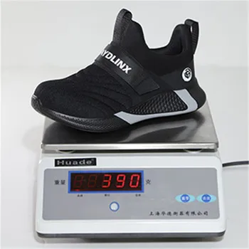 Oamenii de Protecție Cizme de protecție, Negru Slip-On Zbura Țesute Fețe, Ușor Anti-Sparge Și Anti-Piercing Siguranță Pantofi 2020 10722