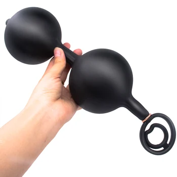 Adult Jurnal Gonflabile Butt Plug Anal Bile Vaginale Dildo Vibrator Sex Instrumente Pentru Cupluri Mare Buttplug Intim Bunuri