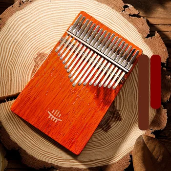 Hluru B Degetul mare pian 17/21 cheile note de lemn de Trandafir Artar Solid tip Panou Kalimba de Nuc Padauk instrument Muzical de Deschidere Xilofon