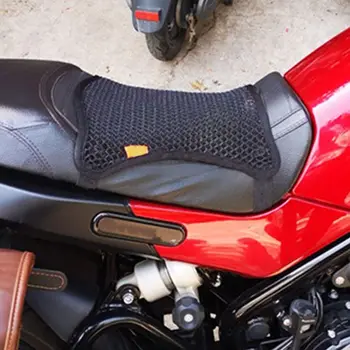 Vara Motocicleta Respirabil Rece Sunproof Pernei Scaunului Capacul De Izolare Termică Montaj Aer Pad Motocicleta Scaun De Protecție