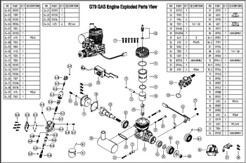 Transport gratuit NGH original motoare accesorii 09141-Z GT9 piston pentru GT9 benzina NGH 9CC motoarele pe benzina GT9 piston