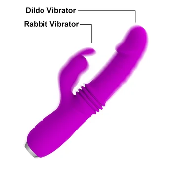 Vibrator Rabbit Vibrator Pentru Femei Cu Penetrare Funcție De Adult Jucarii Sexuale Sex Feminin Orgasm Sex Mașină Reîncărcabilă Masaj Stick