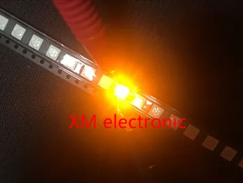 500pcs/lot SMD 5050 galben smd LED Diode1.8-2.4 V en-Gros 585-590nm 5.0*5.0*1.5 MM 0.2 W 60MA