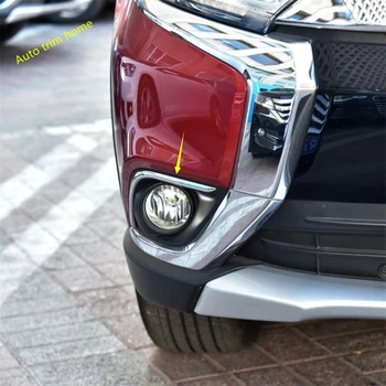 Lapetus Crom Lumini De Ceață Față / Inel De Lampa Pleoapa Spranceana Benzi De Acoperire Trim Fit Pentru Mitsubishi Outlander 2019 Accesorii Auto