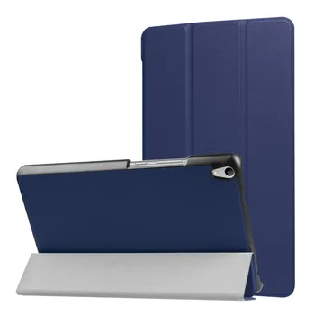 Ultra Slim Custer 3-Folder Folio Stand Piele PU Magnetic Piei de Caz Acoperire Pentru Lenovo Tab3 8 Plus & P8-TB 8703 TB-8703N Tableta
